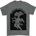 Mushrooms Earth Made Heaven Sent Fungi Mens T-Shirt 100% Cotton Charcoal