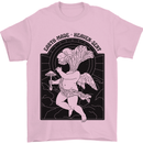 Mushrooms Earth Made Heaven Sent Fungi Mens T-Shirt 100% Cotton Light Pink