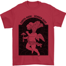 Mushrooms Earth Made Heaven Sent Fungi Mens T-Shirt 100% Cotton Red