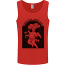 Mushrooms Earth Made Heaven Sent Fungi Mens Vest Tank Top Red