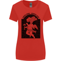Mushrooms Earth Made Heaven Sent Fungi Womens Wider Cut T-Shirt Red