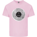 Music Magic Vinyl LP Turntable DJ Kids T-Shirt Childrens Light Pink
