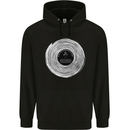 Music Magic Vinyl LP Turntable DJ Mens 80% Cotton Hoodie Black