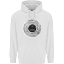 Music Magic Vinyl LP Turntable DJ Mens 80% Cotton Hoodie White