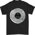 Music Magic Vinyl LP Turntable DJ Mens T-Shirt 100% Cotton Black