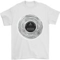 Music Magic Vinyl LP Turntable DJ Mens T-Shirt 100% Cotton White