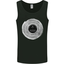Music Magic Vinyl LP Turntable DJ Mens Vest Tank Top Black