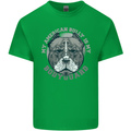 My American Bully is My Bodyguard Dog Kids T-Shirt Childrens Irish Green