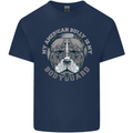 My American Bully is My Bodyguard Dog Kids T-Shirt Childrens Navy Blue