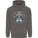My American Bully is My Bodyguard Dog Mens 80% Cotton Hoodie Charcoal