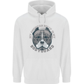 My American Bully is My Bodyguard Dog Mens 80% Cotton Hoodie White