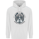 My American Bully is My Bodyguard Dog Mens 80% Cotton Hoodie White