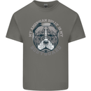 My American Bully is My Bodyguard Dog Mens Cotton T-Shirt Tee Top Charcoal
