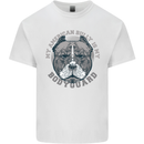 My American Bully is My Bodyguard Dog Mens Cotton T-Shirt Tee Top White