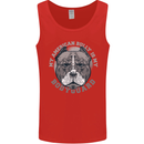 My American Bully is My Bodyguard Dog Mens Vest Tank Top Red