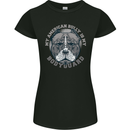 My American Bully is My Bodyguard Dog Womens Petite Cut T-Shirt Black
