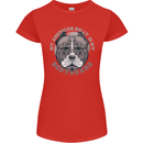 My American Bully is My Bodyguard Dog Womens Petite Cut T-Shirt Red