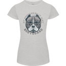 My American Bully is My Bodyguard Dog Womens Petite Cut T-Shirt Sports Grey