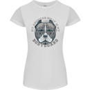 My American Bully is My Bodyguard Dog Womens Petite Cut T-Shirt White