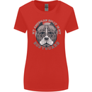 My American Bully is My Bodyguard Dog Womens Wider Cut T-Shirt Red