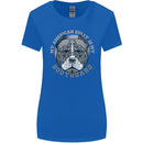 My American Bully is My Bodyguard Dog Womens Wider Cut T-Shirt Royal Blue