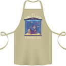 My Aquarium is Calling Tropical Fish Tank Cotton Apron 100% Organic Khaki
