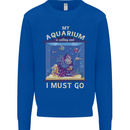 My Aquarium is Calling Tropical Fish Tank Kids Sweatshirt Jumper Royal Blue
