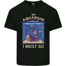 My Aquarium is Calling Tropical Fish Tank Kids T-Shirt Childrens Black