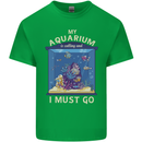 My Aquarium is Calling Tropical Fish Tank Kids T-Shirt Childrens Irish Green