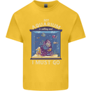 My Aquarium is Calling Tropical Fish Tank Kids T-Shirt Childrens Yellow
