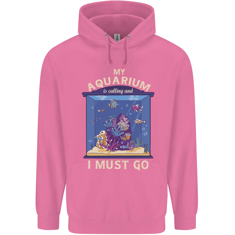 My Aquarium is Calling Tropical Fish Tank Mens 80% Cotton Hoodie Azelea