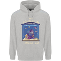 My Aquarium is Calling Tropical Fish Tank Mens 80% Cotton Hoodie Sports Grey