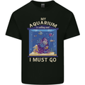My Aquarium is Calling Tropical Fish Tank Mens Cotton T-Shirt Tee Top Black