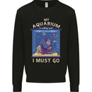 My Aquarium is Calling Tropical Fish Tank Mens Sweatshirt Jumper Black