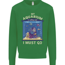 My Aquarium is Calling Tropical Fish Tank Mens Sweatshirt Jumper Irish Green