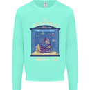 My Aquarium is Calling Tropical Fish Tank Mens Sweatshirt Jumper Peppermint