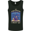 My Aquarium is Calling Tropical Fish Tank Mens Vest Tank Top Black