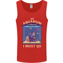 My Aquarium is Calling Tropical Fish Tank Mens Vest Tank Top Red