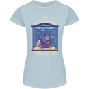 My Aquarium is Calling Tropical Fish Tank Womens Petite Cut T-Shirt Light Blue