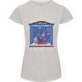 My Aquarium is Calling Tropical Fish Tank Womens Petite Cut T-Shirt Sports Grey