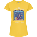 My Aquarium is Calling Tropical Fish Tank Womens Petite Cut T-Shirt Yellow