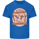 My Bodys a Garden Not a Graveyard Vegan Mens Cotton T-Shirt Tee Top Royal Blue