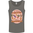 My Bodys a Garden Not a Graveyard Vegan Mens Vest Tank Top Charcoal