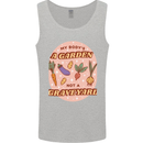 My Bodys a Garden Not a Graveyard Vegan Mens Vest Tank Top Sports Grey