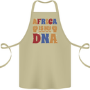 My DNA Juneteenth Black Lives Matter African Cotton Apron 100% Organic Khaki