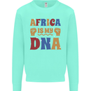 My DNA Juneteenth Black Lives Matter African Kids Sweatshirt Jumper Peppermint