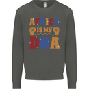 My DNA Juneteenth Black Lives Matter African Kids Sweatshirt Jumper Storm Grey