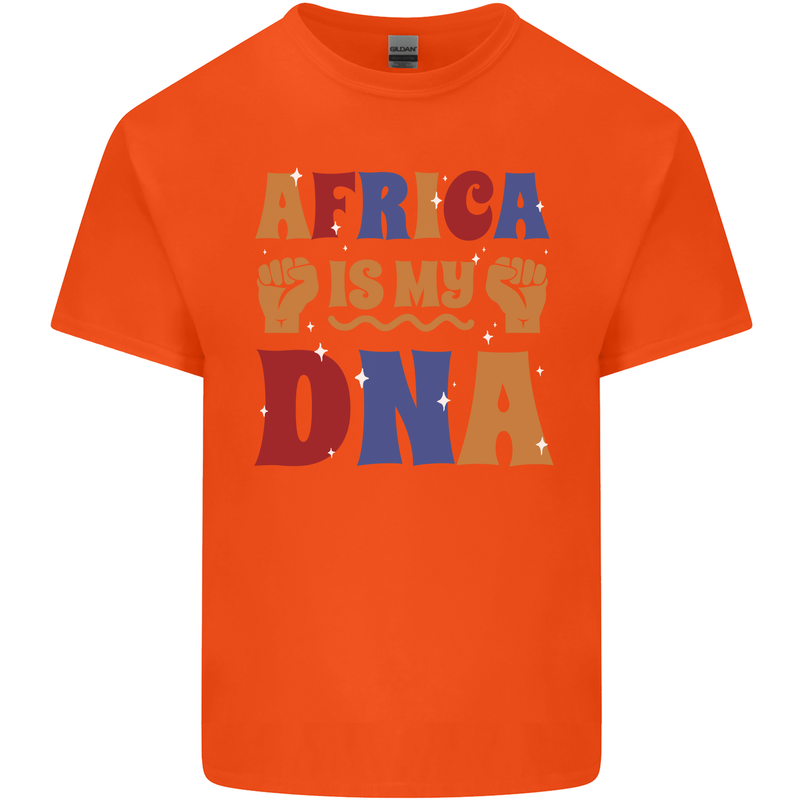 My DNA Juneteenth Black Lives Matter African Kids T-Shirt Childrens Orange