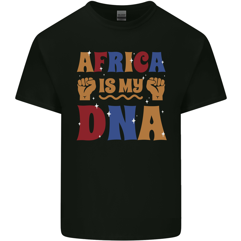 My DNA Juneteenth Black Lives Matter African Mens Cotton T-Shirt Tee Top Black