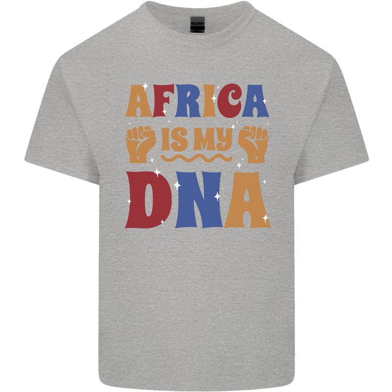 My DNA Juneteenth Black Lives Matter African Mens Cotton T-Shirt Tee Top Sports Grey